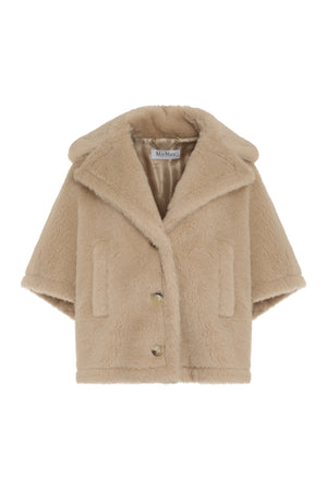 Aleggio wool blend cape coat-0